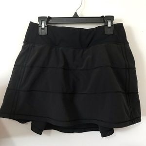Lululemon Pace Rival Skirt (black)